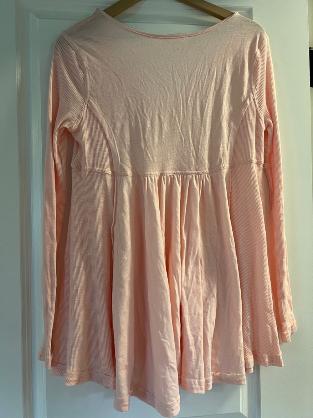 Altar'd State Blush Pink Long-Sleeve Scoop-Neck Tunic - Picture 4 of 4